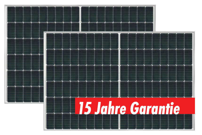 Kompakte Solaranlage 600 Watt